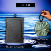 Pack Serviette visage & fleur de douche
